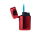 Preview: Sturmfeuerzeuge "Mirror", metallic poliert, Blaue Jet-Flamme, 4er Mix