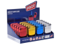 Preview: Sturmfeuerzeuge "Mirror", metallic poliert, Blaue Jet-Flamme, 4er Mix