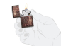 Preview: Zippo Feuerzeug - Holz Mandala