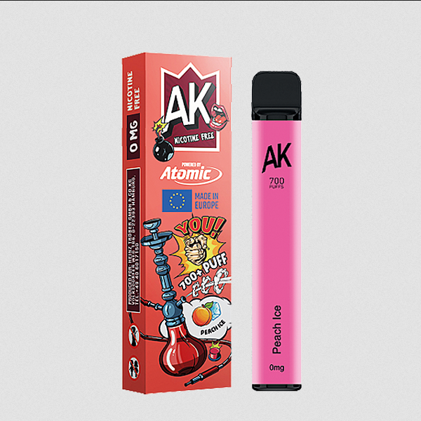 Aroma King Peach Ice Einweg e-Shisha ca. 700 Züge ohne Nikotin