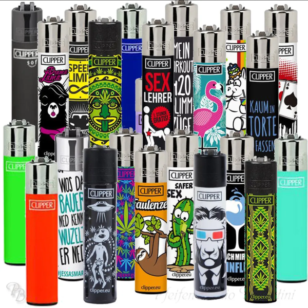 Clipper Feuerzeuge Mix - Clipper Wundertüte - 20 Stück
