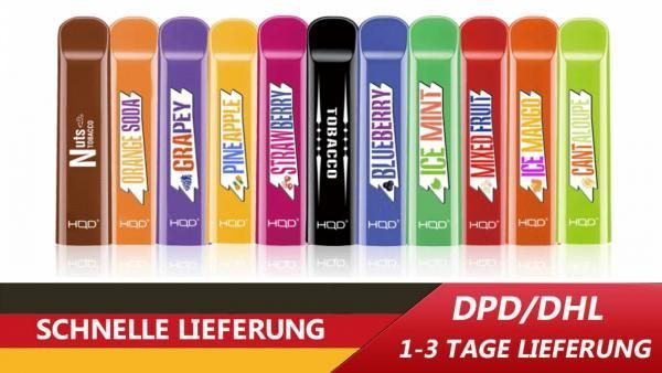 HQD Cuvie E-Shisha ca. 300 Züge (10er Mix Box )