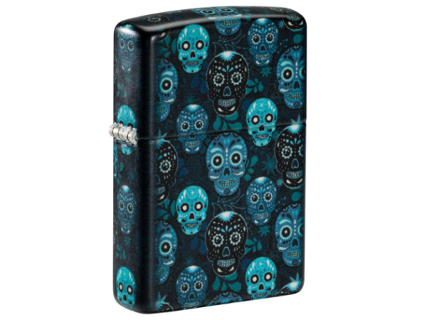 Zippo Feuerzeug - Multi Skull 540° Color