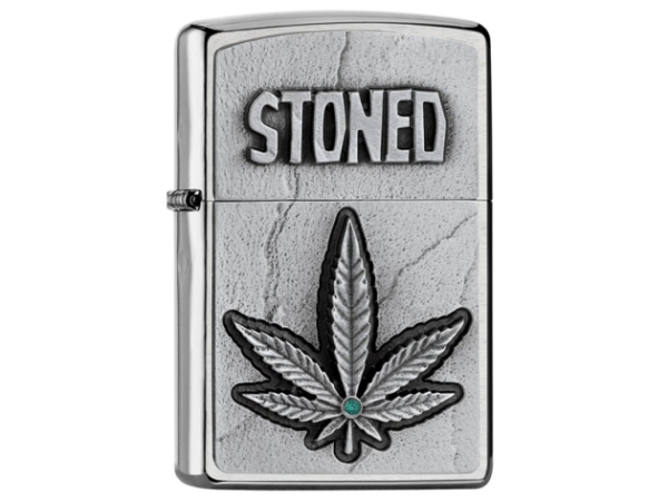 Zippo Feuerzeug - Stoned Emblem